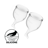 Satisfyer Feel Secure Medical Grade Silicone Menstrual Cups Condoms